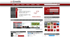 Desktop Screenshot of creetik.com