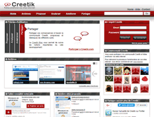 Tablet Screenshot of creetik.com
